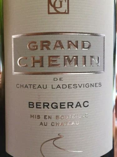 Ch Teau Grand Chemin Bergerac Rouge Vivino Us