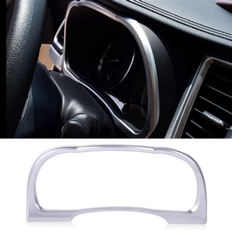 DWCX New Car Styling Chrome Dashboard Frame Instrument Panel Cover Trim