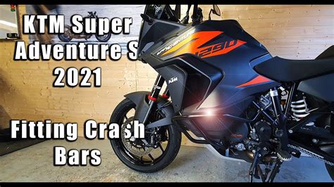 Ktm Super Adventure S Fitting Crash Bars Youtube