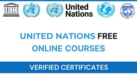 United Nations Free Online Courses With Certificates Pt Un Free