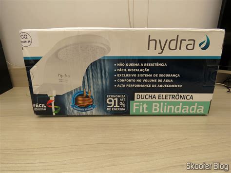 Review Chuveiro Hydra Fit Blindado Eletrônico Branco Skooter Blog