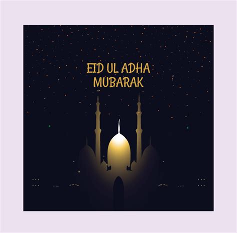 Eid Ul Adha card design template 23417279 Vector Art at Vecteezy