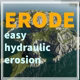 ERODE Hydraulic Erosion Simulator Procedural Terrain