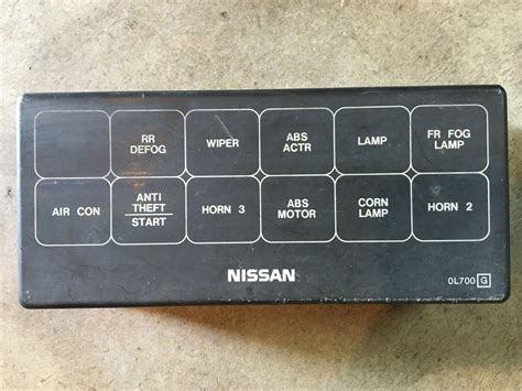 1995 1999 4thgen Nissan Maxima Relay And Fuse Locations