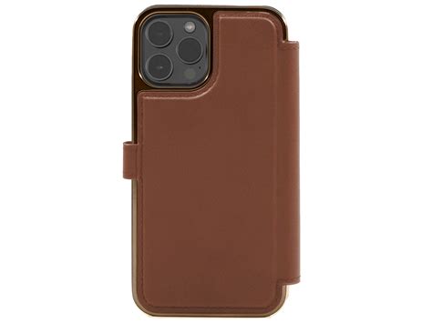 Greenwich Oxford Luxe Iphone Pro Hoesje Cognac Leer