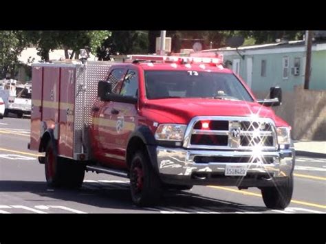 LACoFD Squad 73 Responding YouTube