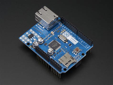 Arduino Ethernet Shield R3 With Micro SD Connector Assembled ID 201