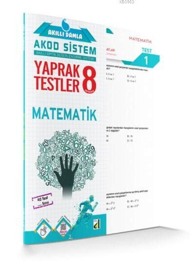 Ak Ll Damla Matematik Yaprak Testler S N F Kolektif