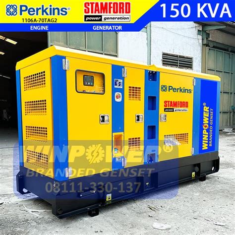 Jual Genset Perkins Kva Silent Generator Stamford Baru Kab