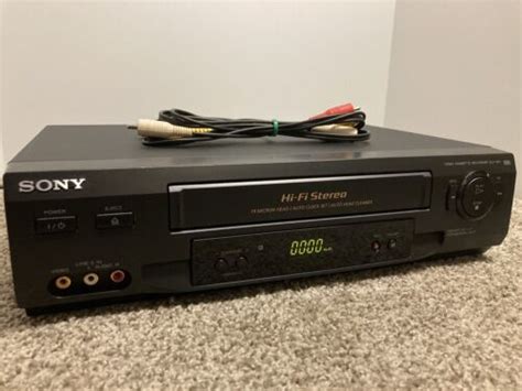 Sony Slv N Vcr Vhs Player Head Hi Fi Tested No Remote