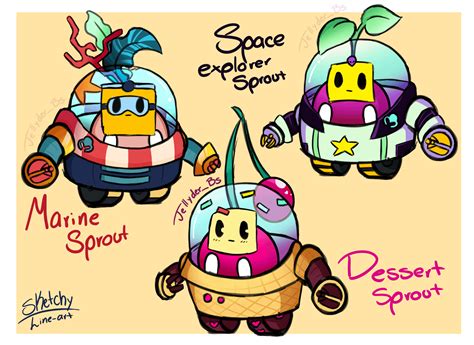 Sprout Skin Concepts I Know That Sprout Will Be Released Later But Couldn T Help But Make Some