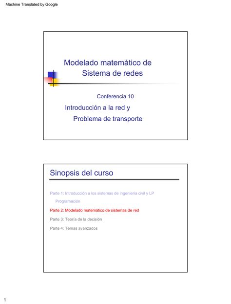 SOLUTION Modelado Matem Tico De Sistemas De Red Introducci N Al