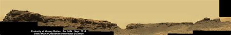 Spectacular Panoramas From Curiosity Reveal Layered Martian Rock