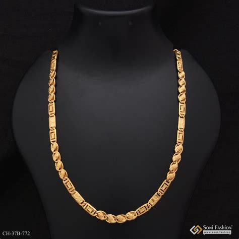 Gram Gold Forming Kohli Nawabi Designer Design Best Quality Chain