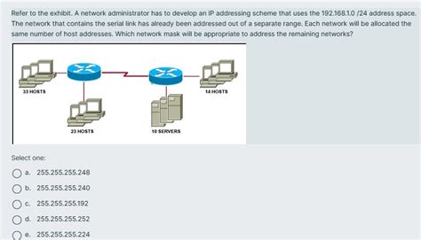 Solved Refer To The Exhibit A Network Administrator Has To Chegg