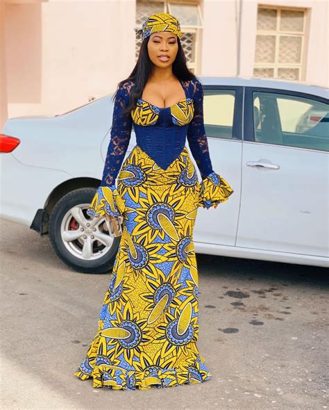 Latest Asoebi Styles For 2020 Beautiful Lace And Ankara