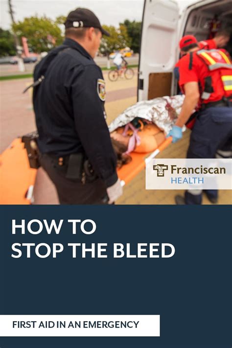 Learn To Stop The Bleed In An Emergency Emergency Medical Health