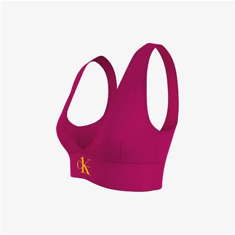 Calvin Klein Bralette Longline Rp Kadın Pembe Bikini Üstü KADIN Mayo