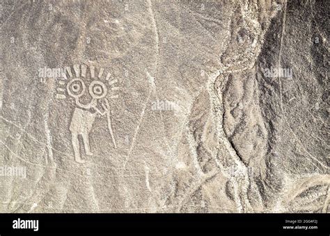 Aerial View Of Palpa Geoglyphs In Peru Stock Photo Alamy