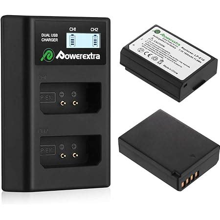 Buy Powerextra Pack Replacement Canon Lp E Battery And Dual Usb