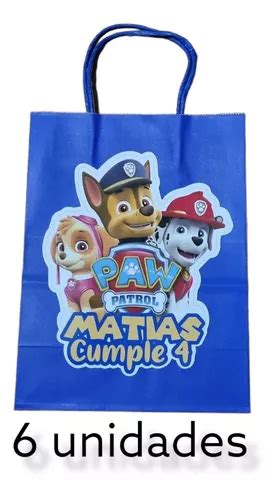 Bolsas Sorpresa Cumpleaños Pawpatrol Paw Patrol Personalizad Cuotas