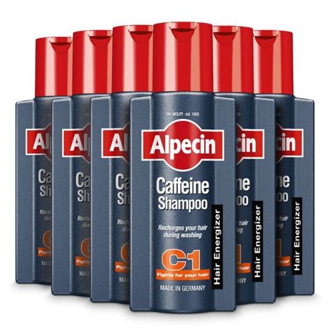 Alpecin Caffeine Shampoo C1 6x 250ml Prevents Hair Loss Hair Superdrug