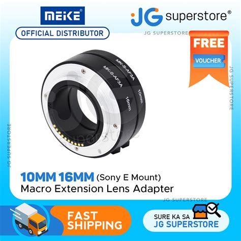 Meike MK S AF3A Metal Auto Focus Macro Extension Tube 10mm 16mm For