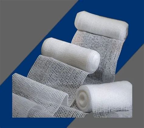 White Roll Bandage For Hospital And Clinical Bandage Size 10 Meter