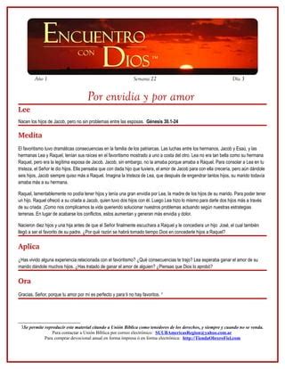 Un Feliz Encuentro Devocional Pdf