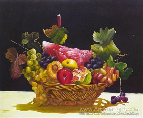 Fruit Basket Oil Painting at PaintingValley.com | Explore collection of ...