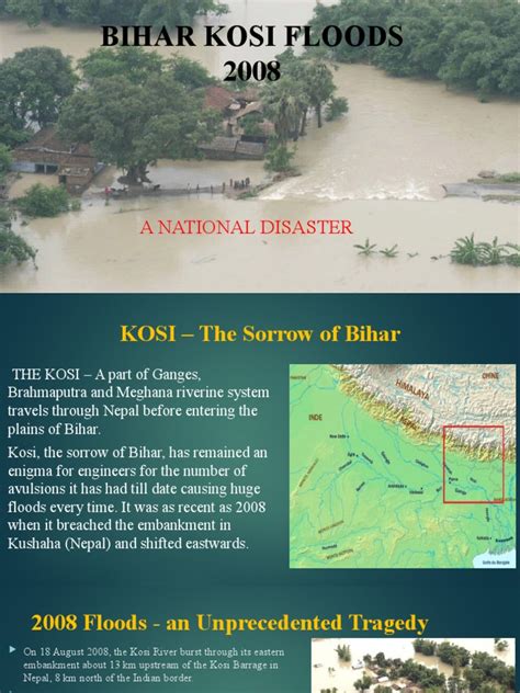 Bihar Kosi Floods 2008 Pdf Flood Natural Environment