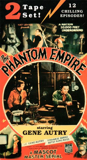 Phantom Empire 1935channel 1000 Used Vhs Set