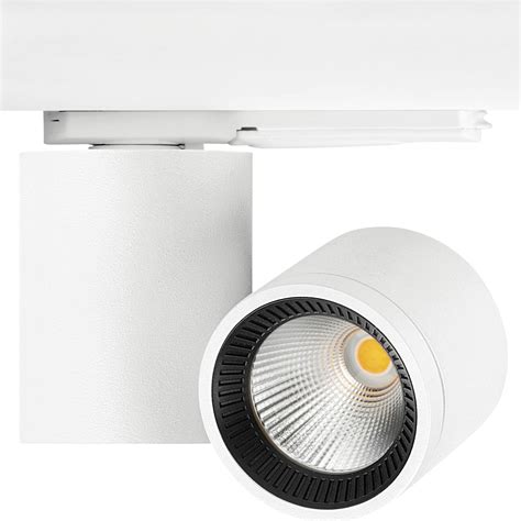 Clairage Sur Rail Led Io Arkos Light Oscaluz Rond En