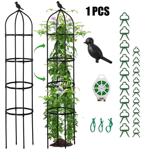 Romuche 5 7ft Garden Trellis For Climbing Plants Indoor And Outdoor Support For Vines And Roses 1