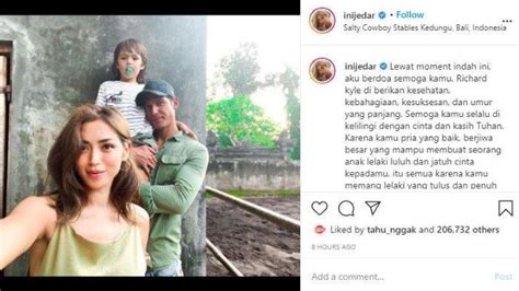 Richard Kyle Rayakan Ulang Tahun Jessica Iskandar Beri Ucapan Manis