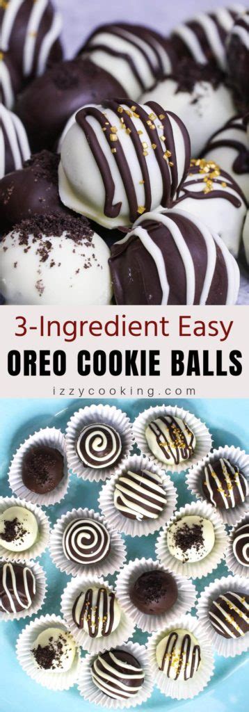 Easy No Bake Oreo Cookie Balls Recipe With Video Only 3 Ingredients