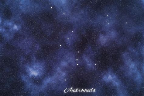 Premium Photo | Andromeda star constellation Brightest Stars