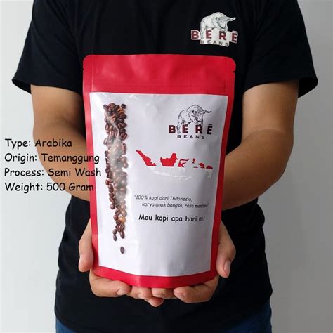 Jual Kopi Arabika Temanggung Jawa Gram Bubuk Biji Coffee Biji