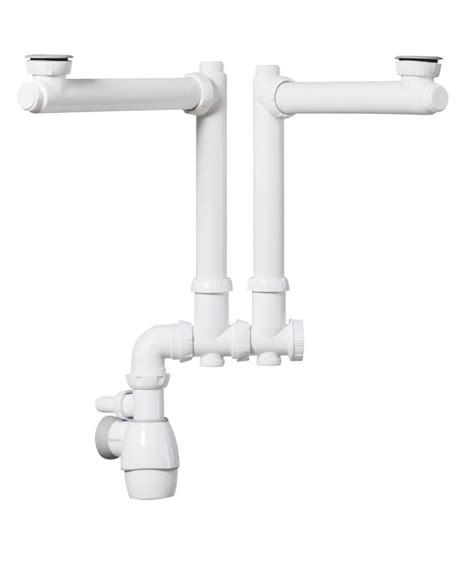 Wirquin Siphon Double Tout En Un D Port Pour Lavabo Ou Vier