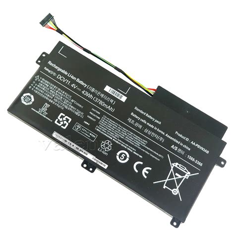 Aa Pbvn3ab แบตเตอรี่แล็ปท็อปสำหรับ Samsung Np370r4e Np370r5e Np370r5v Np450r4e Np450r5e Np450r4v