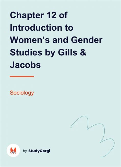 Chapter 12 Of Introduction To Womens And Gender Studies By Gills