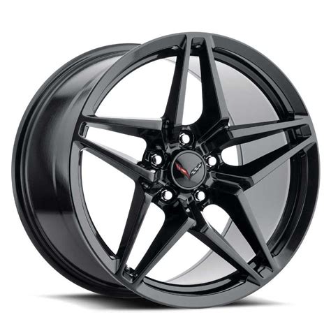 C7 Zr1 Corvette Reproduction Wheels For C6 Corvette Satin Black