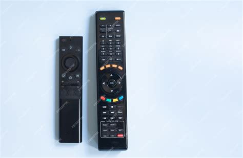 Premium Photo | Digital tv remote control and smart television remote controller isolated on ...