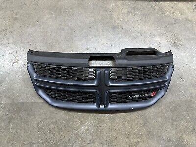 2011 2017 DODGE JOURNEY FRONT BUMPER GRILLE UPPER OEM BLACK MOPAR