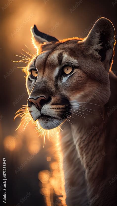 Award winning animal photography of a Puma . AI generated art ...