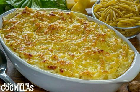 Receta De Macarrones Gratinados Con Bechamel Y Queso Al Horno