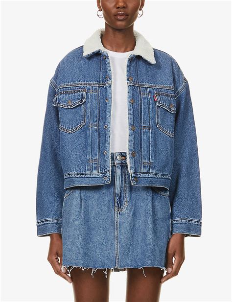 Levis New Heritage Sherpa Trucker Denim Jacket