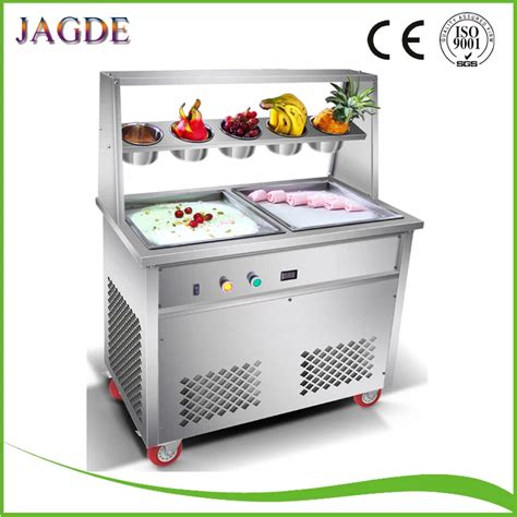 Machine Cr Me Glac E Frite En Acier Inoxydable Machine Rouler Po Le