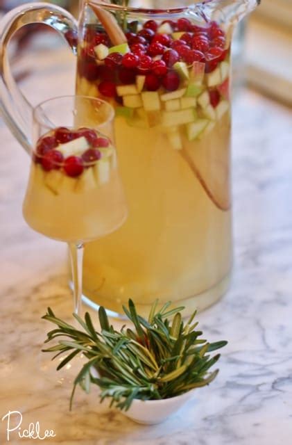 Winter White Sangria [cocktail recipe] - Picklee