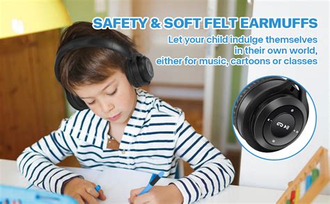 Amazon.com: Kids Bluetooth Headphones, Wireless Headphones for Kids ...